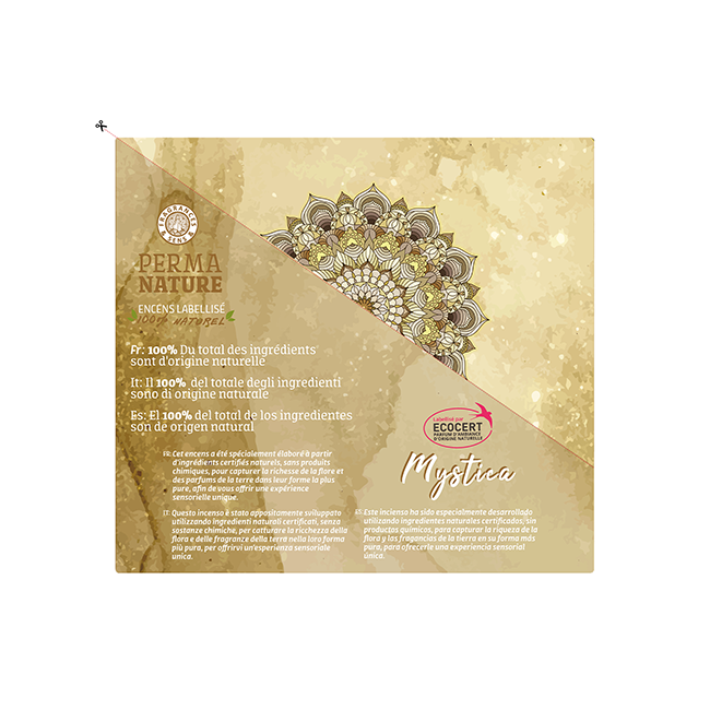 Encens Perma Nature Mystica Bois De Santal Labellisé Ecocert-Commerce Équitable 15g