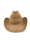 Chapeau cowboy en papier ajouré