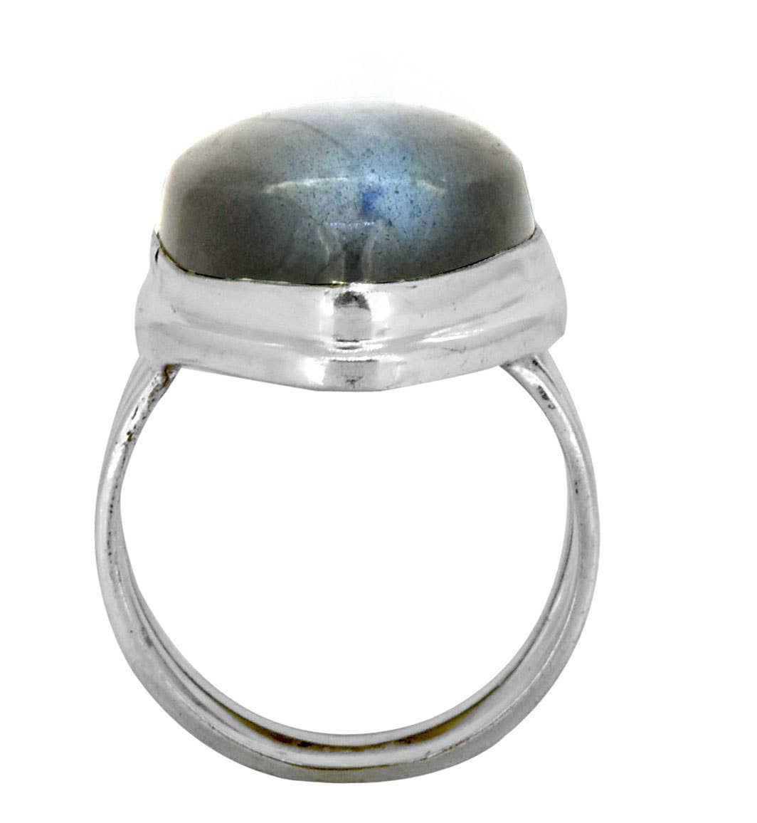 Bague  en argent sterling 925 Labradorite