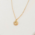 Collier Chakra du Cœur Plaqué Or