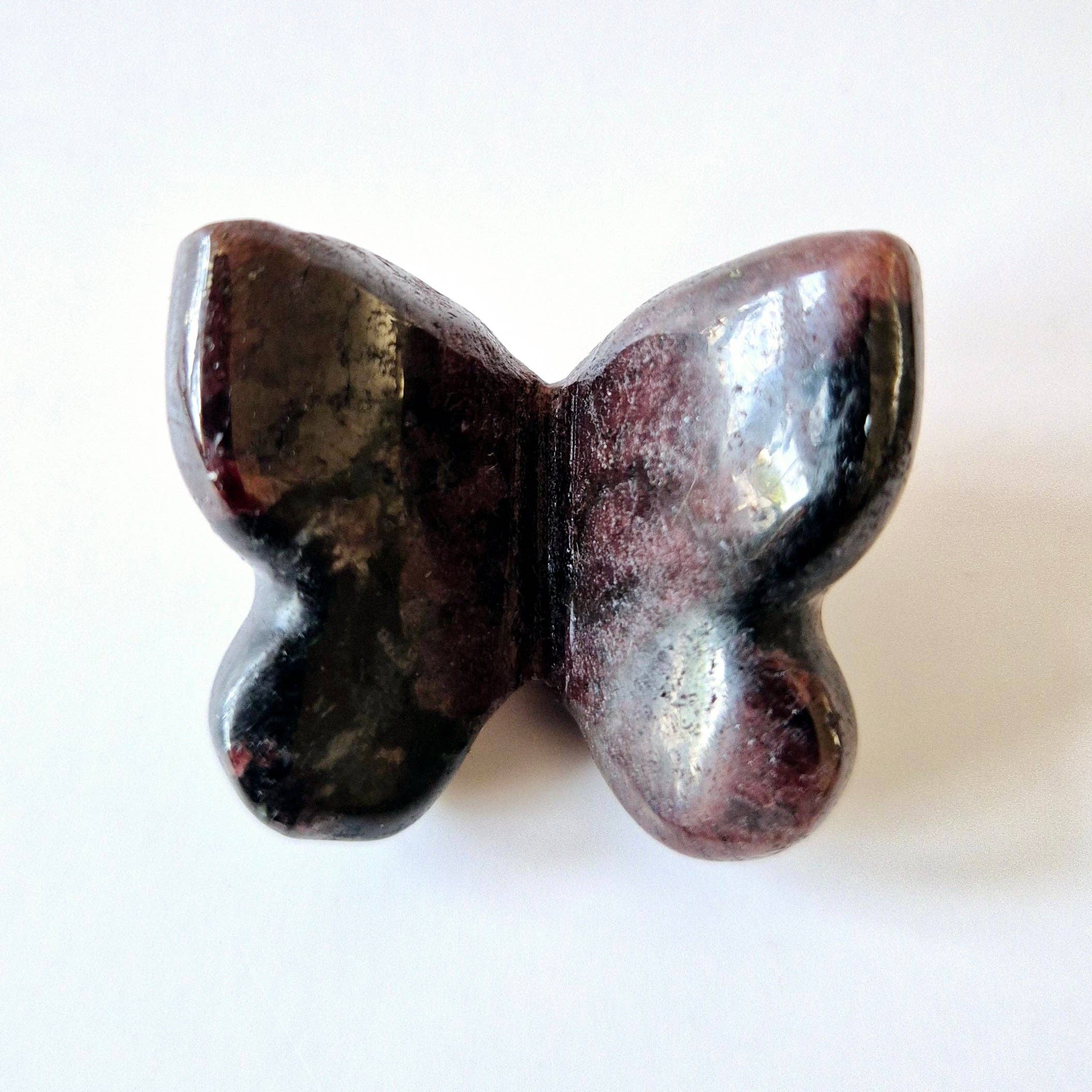 Mini papillon en pierre précieuse – 3 cm Au choix Jade Labradorite Quartz Jaspe Aragonite Aventurine