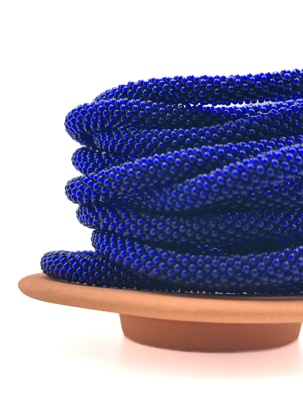 Bracelet népalais HOMME - H02 Bleu unis