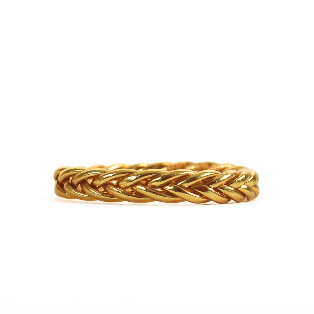 Bracelet Bouddhiste tressé version Light Gold