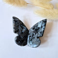 Papillon en Pierre Précieuse 6x5 cm – Larvikite