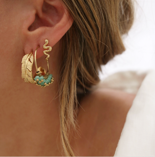 Boucles d'Oreilles Créoles AMAIA