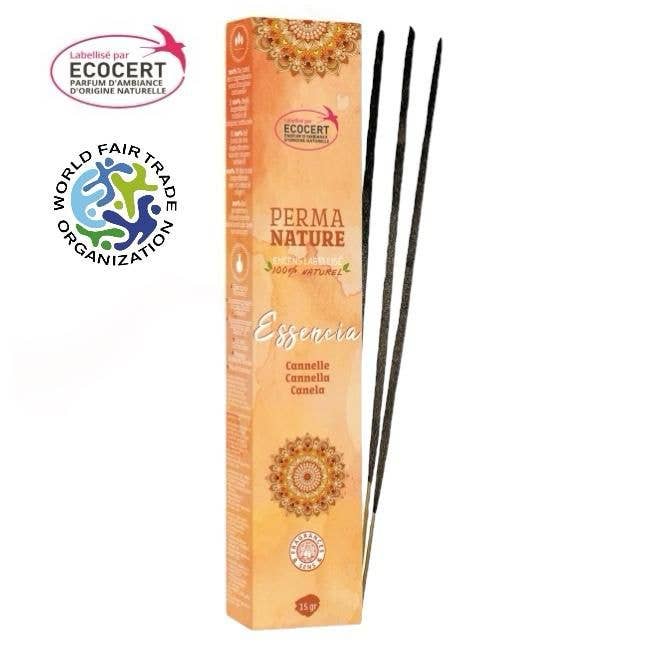 Encens Perma Nature Essencia Cannelle Labelisée Ecocert-Commerce Équitable 15g