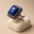 Bague Lapis lazuli Afghanistan A argent 925 - 53