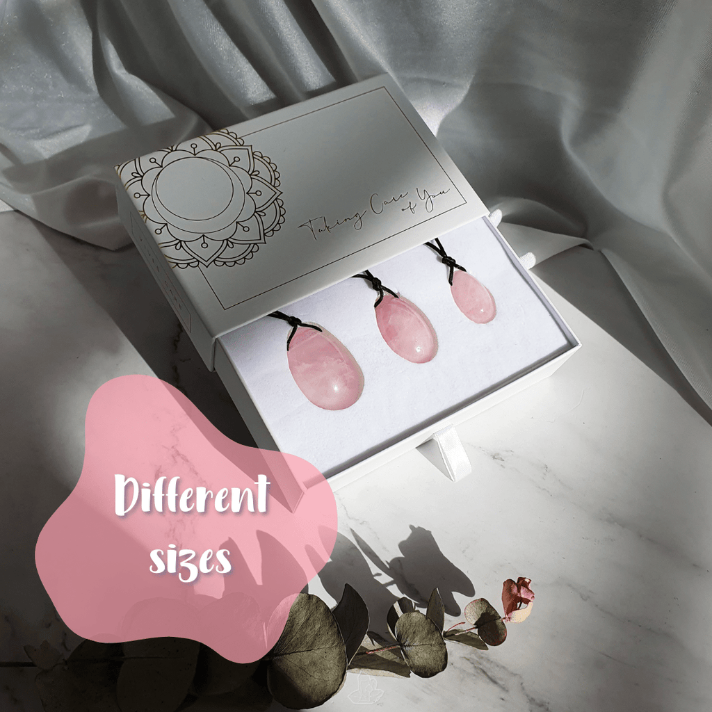 Paquet d'œufs en quartz Yoni Rose