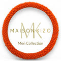 Bracelet népalais HOMME - H03 Orange