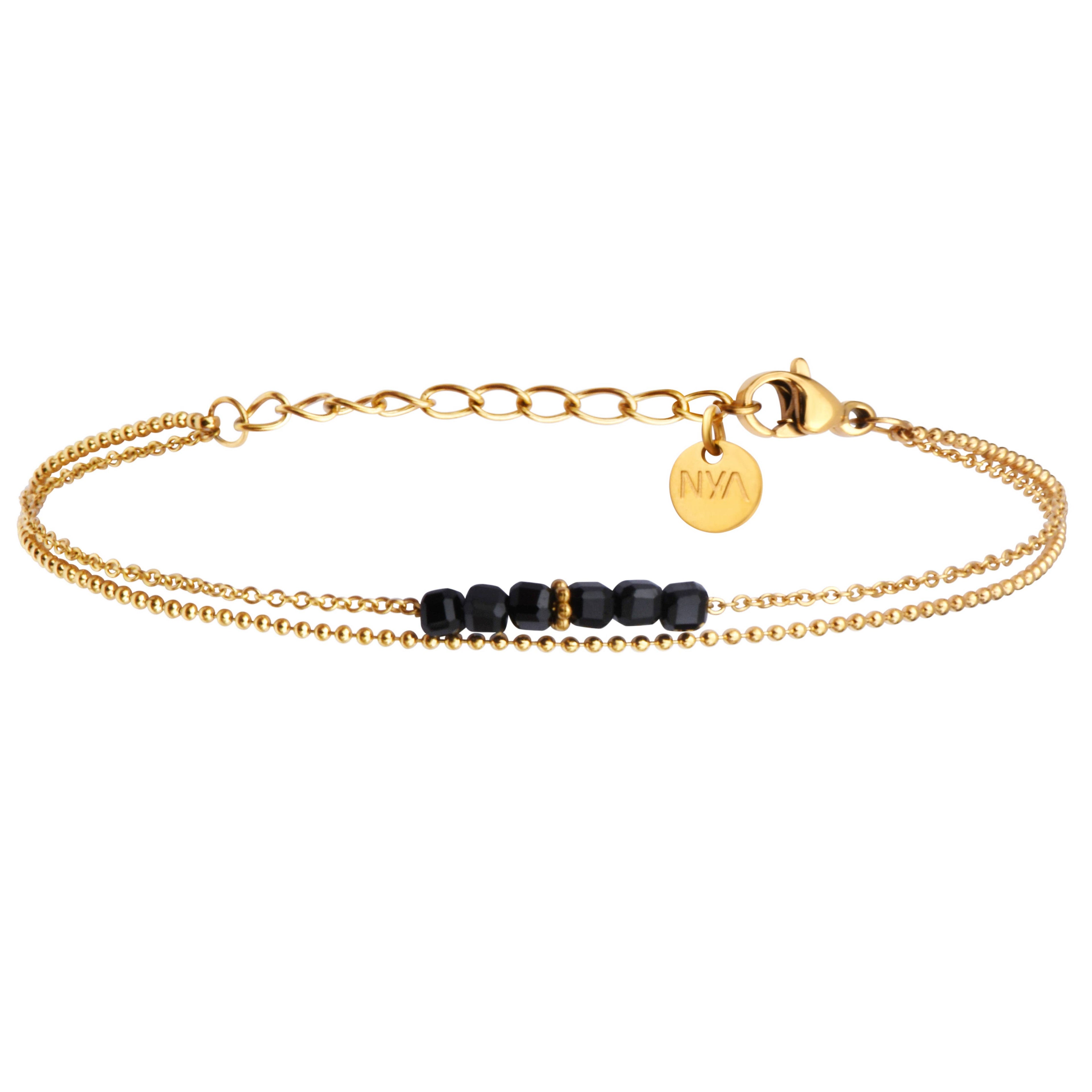 Bracelet double NAYA ONYX