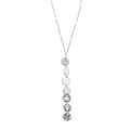 Collier Goutte à Sept Chakras Argent