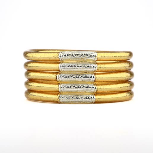 Bracelet Bouddhiste Mantra Light Gold & Silver