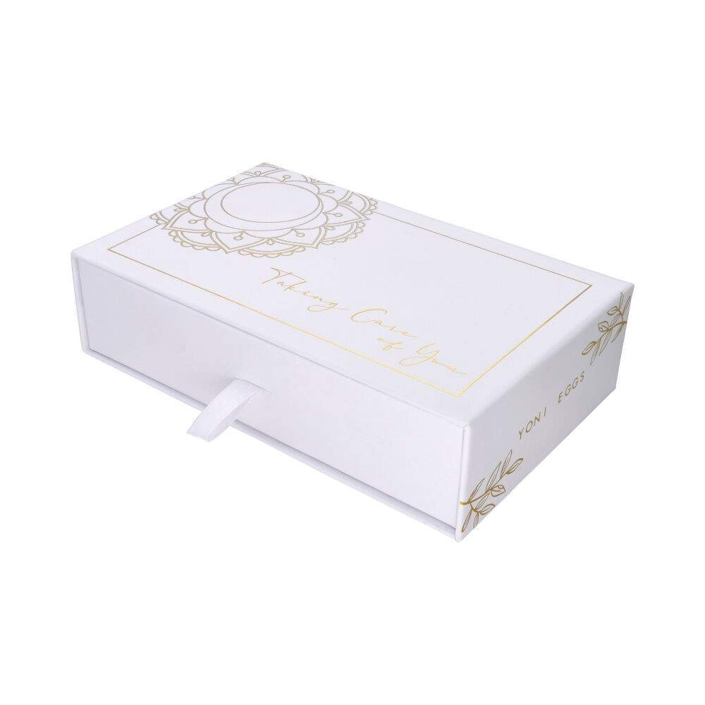 Paquet d'œufs en quartz blanc Yoni