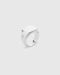 Stockholm - Bague à chevalet en argent sterling 925 - Homme