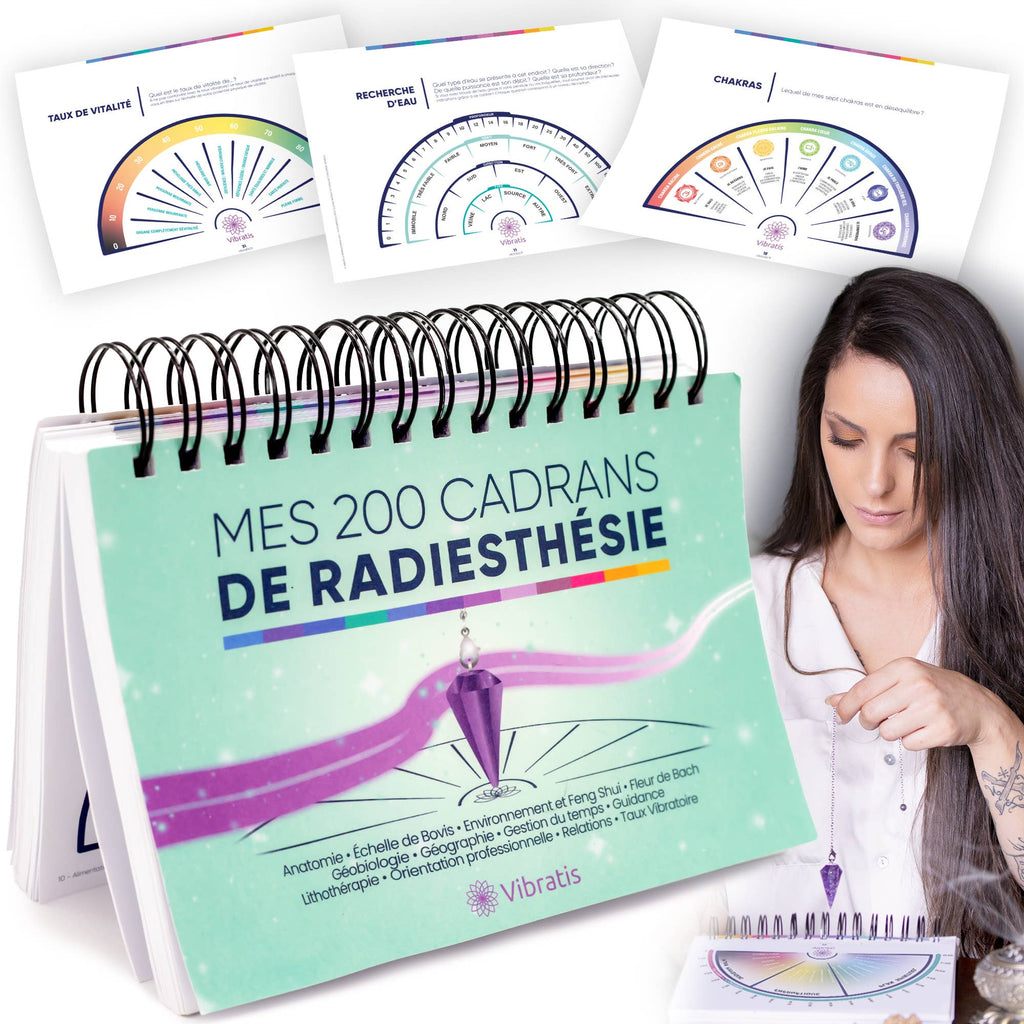 Mes 200 planches de radiesthésie - Livre de cadrans pour pendule