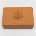 Yoga - Brique de yoga en liège | taille moyenne | coins arrondis | 22,5 x 15 x 7,5 cm