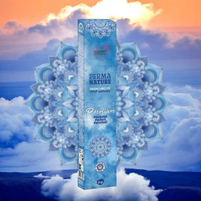Encens Patchouli Premium Perma Nature Labellisé © Ecocert-Commerce Équitable 15g