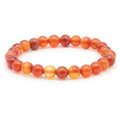 Bracelet taille enfants Cornaline naturelle Brésil A (boules 5-6mm)